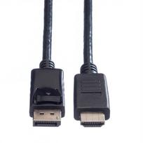 Value Displayport Cable, Dp - Hdtv,  M/M, 2 M