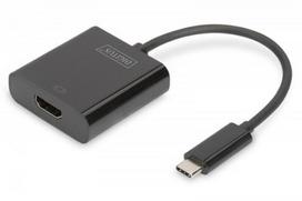 DIGITUS USB Type-C to HDMI Adapter 4K/30Hz cable length 19.5cm black