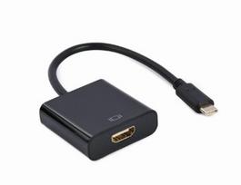 GEMBIRD USB Type-C to HDMI adapter cable 4K30Hz 15cm black