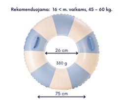 Pripučiamas plaukimo ratas, mėlynas - 75 cm skresmuo