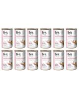 BRIT Veterinary Diet Hypoallergenic Lašiša ir žirniai alergiškiems šunims 12x400g