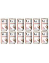 BRIT Veterinary Diet Renal Tuno, lašišos ir žirnių maistas šunims 12x400g