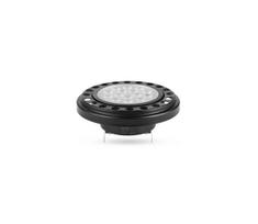 LED elektros lemputė AR111 G53/12W/12V 3000K juoda 30°