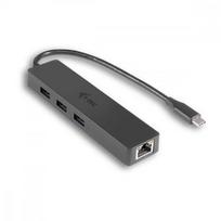 I-TEC USB C Slim HUB 3 Port with Gigabit Ethernet Adapter ideal for New Macbook Macbook Pro 2016 etc. compatible with Thunderbolt 3