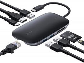 Aukey 8 Port USB 3.0 Type-C Hub CB-C71 Black