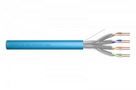DIGITUS Installation cable cat.6A U/FTP Dca solid wire AWG 23/1 LSOH 100m blue foiled