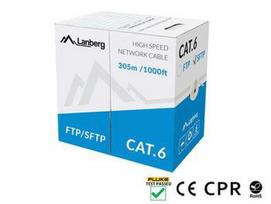 LANBERG LCS6-11CU-0305-S SFTP stranded cable CU cat. 6 305m gray