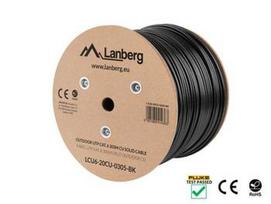 LANBERG LCF6-21CU-0305-BK FTP stranded cable CU OUTDOOR cat. 6 305m Black