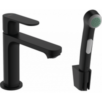 Hansgrohe praustuvo maišytuvas su bidė dušeliu REBRIS S 110 juodas matinis