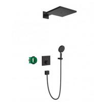 Hansgrohe Raindance E 27939670 potinkinė dušo sistema juodos matinės spalvos