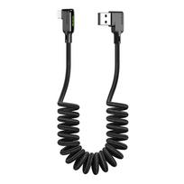 USB prie Lightning kabelis, Mcdodo CA-7300, kampinis, 1.8 m (juodas)