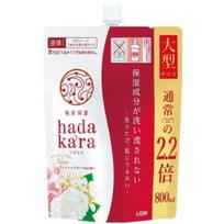 Lion Hadakara Drėkinamasis skystas kūno muilas, su gėlių aromatu, užpildas 800ml