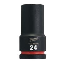 Milwaukee Accessories Ilga šešiakampė smūginė galvutė MILWAUKEE SHW 3/4' 24mm