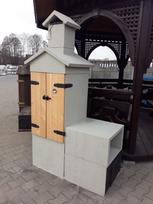 Lauko betoninė rūkykla-kepsninė Smokehouse Helios