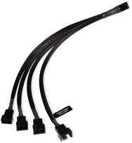 Alphacool Y-Splitter 4-pin to 4x 4-pin PWM 30cm – juodas