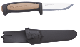 Peilis MORAKNIV® ROPE, dantyta nerūdijančio plieno geležtė 91x2 mm