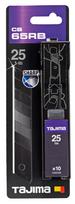 Laužomos geležtės 25mm. 10 vnt patogus dispenceris blisteryje,  Tajima Dora Black
