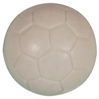 Stalo futbolo kamuoliukas, baltas, graviruotas