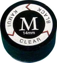 Biliardo lazdos antgalis Kamui Clear Black Medium 13mm
