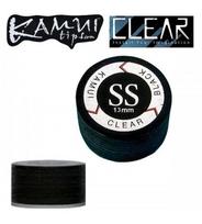 Biliardo lazdos antgalis Kamui Clear Black Soft 13mm
