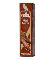 Rudos spalvos batų tepalas SOVA, 50 ml