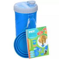 Sulankstomas dubenėlis su gertuve gyvūnui PET, 360 ml