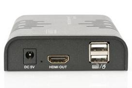 DIGITUS HDMI KVM Extender 120m over network cable Cat 5 5E 6 Full HD 1080p
