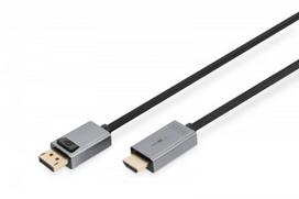 Digitus 4K DisplayPort Adapter Cable, DP - HDMI Type A | DB-340202-018-S | 1.8 m
