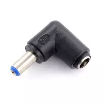 Adapterio DC kištukas / lizdas 5.5x2.1mm - kampinis