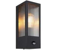 Globo 31980S-Lauko sieninis šviestuvas su jutikliu GUNDULA 1xE27/60W/230V IP44