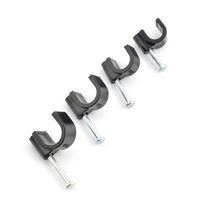 Laidų laikiklių komplektas 6, 7, 8, 9mm - 80 vnt juodos spalvos
