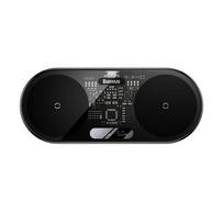Dual Qi belaidis įkroviklis Baseus Digital LED Display 20W