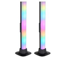 Globo 25895SH - KOMPLEKTAS 2x LED RGB Pritemdomas stalinis šviestuvas LED/2W/5V Wi-Fi Tuya