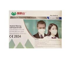 Apsauginis respiratorius FFP2, 20 vnt