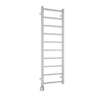 Elektrinis džiovintuvas METRO LIGHT 40x114cm chromuotas su tenu kairinis paslėptu montavimu