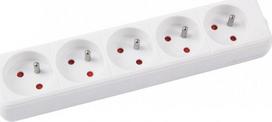 Office Products Biuro prekės BIURO PRODUKTAI ilgintuvas, 5 lizdai, 5 m, su įžeminimu, baltas