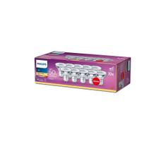 KOMPLEKTAS 10x LED elektros lemputė Philips GU10/4,6W/230V 2700K