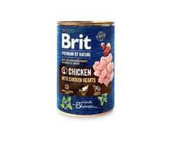 BRIT Premium By Nature Vištiena ir širdys - drėgnas maistas šunims - 400 g