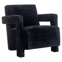 Fotelis Devanto black chenille