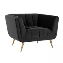 Fotelis Huxley Antraciet velvet