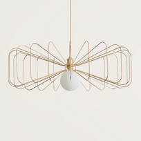 Pakabinamas šviestuvas CRAWFORD C1047/ORO