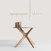 Lubinis šviestuvas TREVO BRASS/WHITE