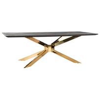 Valgomojo stalas Blackbone Matrix gold 240