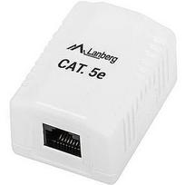 Lanberg UTP Data Box 1-port RJ45 unshielded cat. 5E OU5-0001-W