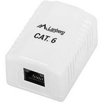 Lanberg UTP Data Box 1-port RJ45 unshielded cat. 6 OU6-0001-W