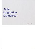 Acta Linguistica Lithuanica 88