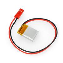 Akyga Li-Pol akumuliatorius 70mAh 1S 3.7V - JST-BEC jungtis + lizdas - 20x15x4mm