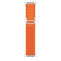 Sport apyrankė buckle for Apple Watch Ultra / 9 / 8 / 7 / 6 / SE / 5 / 4 / 3 / 2 / 1 (42, 44, 45, 49 mm) Dux Ducis Apyrankė GS Version - oranžinės spalvos