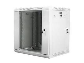 LANBERG WF02-6612-10S wall-mounted double section rack 19inch flat pack 12U/600x600mm grey