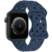 Beline Apple Watch silikoninis austas dirželis 42|44|45|49mm, mėlynas